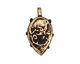Green Girl Bronze Flower Teardrop Bezel 18x30mm