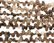 Smoky Quartz Flat Polished Pebble Drops 7-10x9-14mm