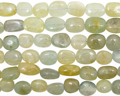 Aquamarine (multi) Tumbled Nuggets 15-27x14-17mm