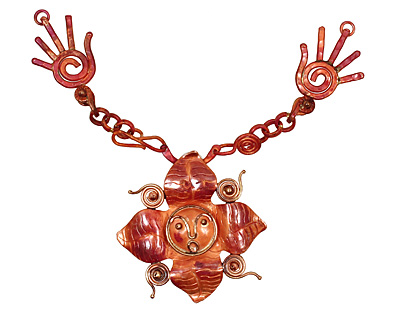 Patricia Healey Copper Hand Chain Link 145x24mm