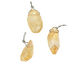 Citrine Faceted Nugget Drop Pendant 17-20x29-36mm