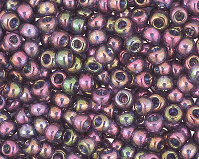 TOHO Gold Lustered Moon Shadow Round 11/0 Seed Bead