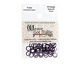 Purple Enameled Copper Round Jump Ring 7mm, 18 gauge