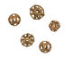 African Brass Framework Round 17-21mm