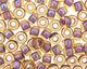 TOHO Light Topaz (with Opaque Lavender Lining) Round 8/0 Seed Bead