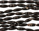 Black Sardonyx Rice 28-30x10mm