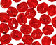 Czech Fire Polished Glass Silver Lined Ruby Round 4mm