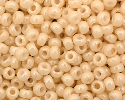 TOHO Opaque Lustered Light Beige Round 11/0 Seed Bead