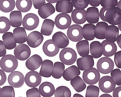 TOHO Transparent Frosted Sugar Plum Round 8/0 Seed Bead