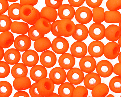 TOHO Opaque Frosted Pumpkin Round 8/0 Seed Bead