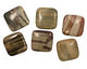 Silver Creek Jasper Puff Square 40mm