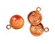 Patricia Healey Copper Smiley Face Charm 18x23mm