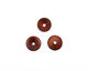 C-Koop Enameled Metal Ruby Red Chip 3-4x12-13mm