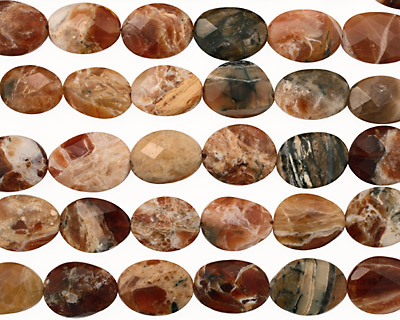 Brandy Opal Faceted Flat Slab 23-28x16-21