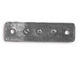 TierraCast Antique Pewter (plated) Spiral & Rivets Link 40x11mm