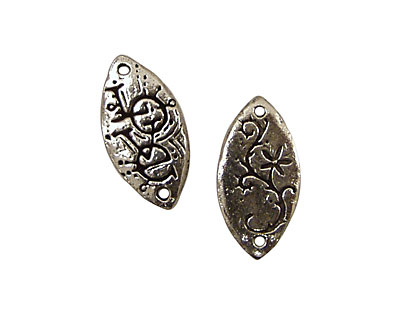 Green Girl Pewter Love 24x12mm