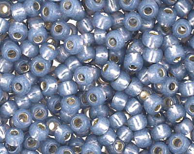 TOHO Milky Montana Blue (with Silver Lining) Round 11/0 Seed Bead