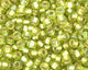 TOHO Rainbow Lime Green (with Frosted Silver Lining) Round 11/0 Seed Bead