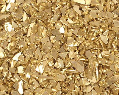 Citrine Vintage Glass Glitter (Shards) 1 oz.