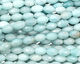 Amazonite Faceted Rice 12x8mm