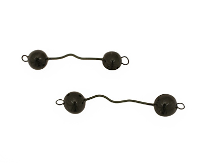 Jangles Ceramic Black Wavy Link 56-67x11-12mm