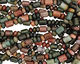 Fancy Jasper Barrel Rondelle 5-12x8mm