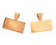 Copper Rectangle Bezel 43x22mm