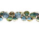 Unicorne Beads Multi Forest Teardrop 7x9mm