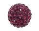 Violet Pave Round 10mm