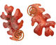 Patricia Healey Copper Oak Leaf Pendant 33x57mm