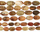 American Jasper Freeform Flat Oval 20-31x14-20mm