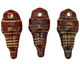 Earthenwood Studio Ceramic Rusty Engine Spark Plug Pendant 18x41mm