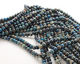 Midnight Blue Impression Jasper Round 6mm