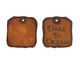 The Lipstick Ranch Etched Rusted Iron "Dare to Dream" Square 28mm