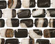 Black Sardonyx Thin Pillow 30x20mm