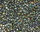 TOHO Metallic Iris Green/Brown Round 15/0 Seed Bead
