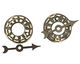 Earthenwood Studio Ceramic Time Wheel Toggle Clasp 27-28mm, 37mm bar