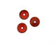 C-Koop Enameled Metal Medium Red Chip 3-4x12-13mm