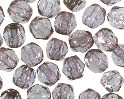 Czech Fire Polished Glass Luster Round 3mm