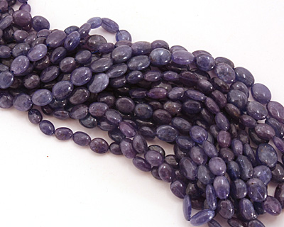 Tanzanite Flat Oval Graduated 7-14x5-9mm