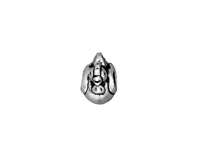 TierraCast Antique Silver (plated) Rooster Euro 8x12mm