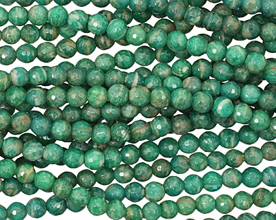 Russian Amazonite Faceted Round 6mm