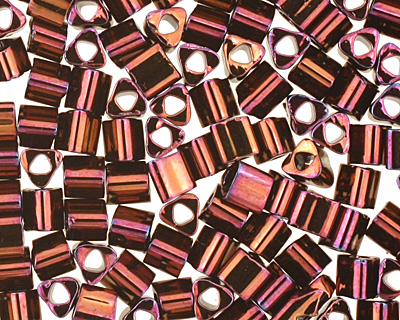 TOHO Higher Metallic Amethyst Triangle 11/0 Seed Bead