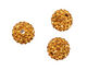 Topaz Pave Round 10mm
