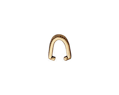 TierraCast Antique Gold (plated) Royal Pinch Bail 5x10mm