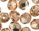 Czech Fire Polished Glass Apollo (Gold) Round 6mm