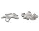 Ezel Findings Rhodium (plated) 5 Petal Flower Link 27mm