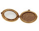 Nunn Design Antique Gold (plated) Large Beaded Locket 44mm