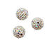 Crystal AB Pave Round 12mm