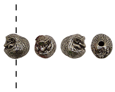 Green Girl Pewter Hedgehog 14mm
